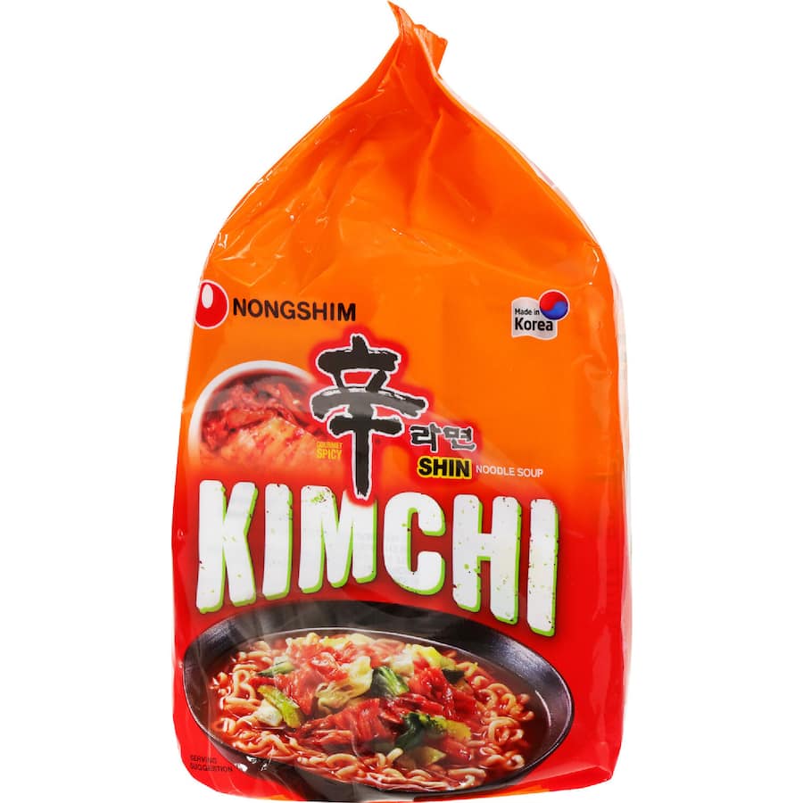 Nongshim Noodles Kim Chi - 5 pack 600g