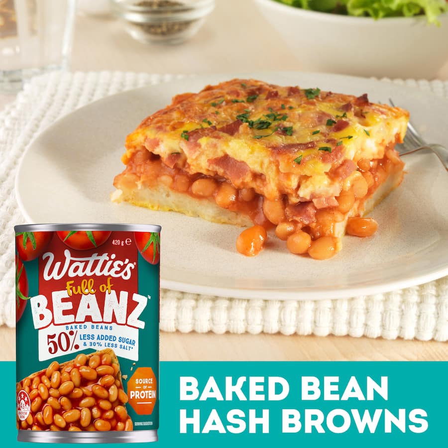 Wattie's Baked Beans 50% Less Added Sugar Can 420g