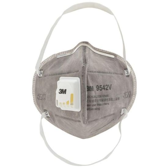 3M Flat Fold 9542V, P2 Nuisance Organic Vapour-Box of 20 (Box)