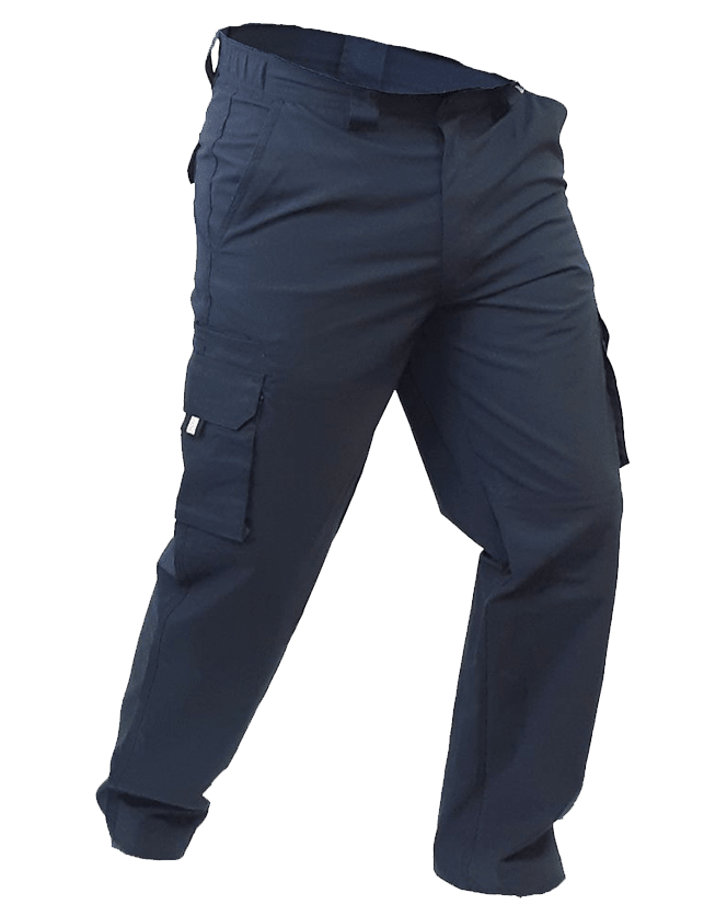100% Cotton Cargo Trousers, PCT1530 (Each) - Black - 152