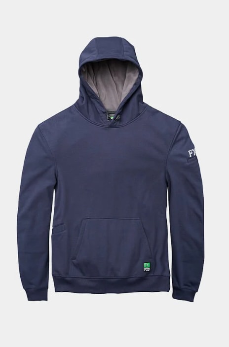 FXD, Fleece Hoodie, WF-1 - Navy (Size: L)