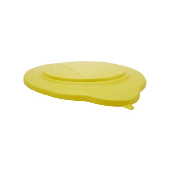 Durable yellow lid for 20L buckets, preventing spillage and contamination while allowing easy stacking.