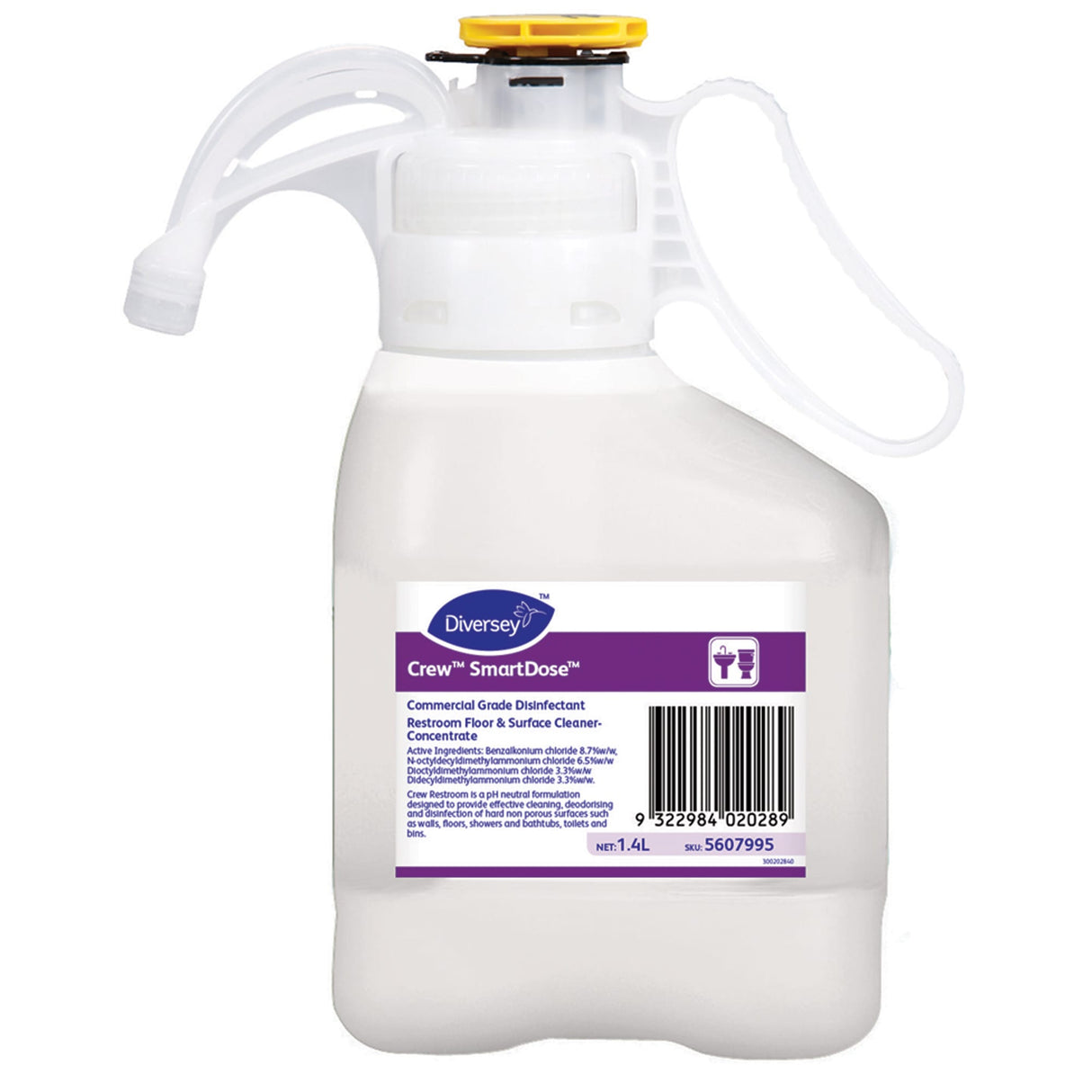 Smart Dose Crew Restroom Floor and Surface Cleaner 1.4litre (Each)