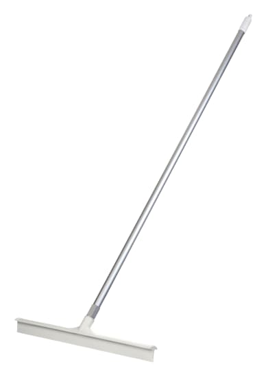 Browns 60cm floor squeegee with alloy handle, designed for effective cleaning of spills and debris on hard surfaces.