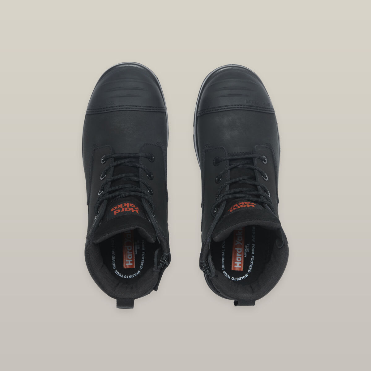 Hard Yakka, Toughmaxx 6Z, Zip Side Safety Boot - Black - 10