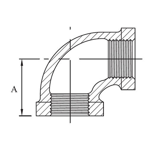 Stainless Steel Elbow 90 Female x Female BSP 3/4"