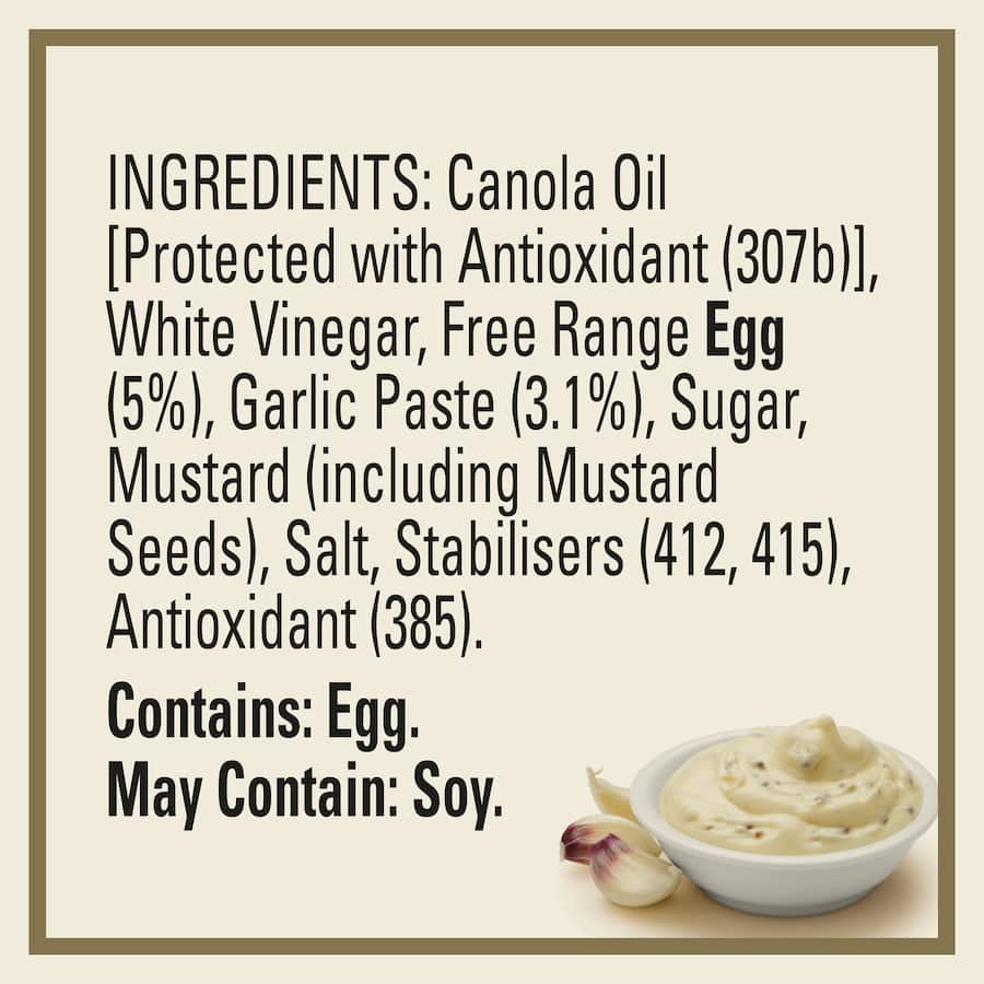 Heinz Seriously Good Aioli Garlic Lovers Squeeze bottle 500mL