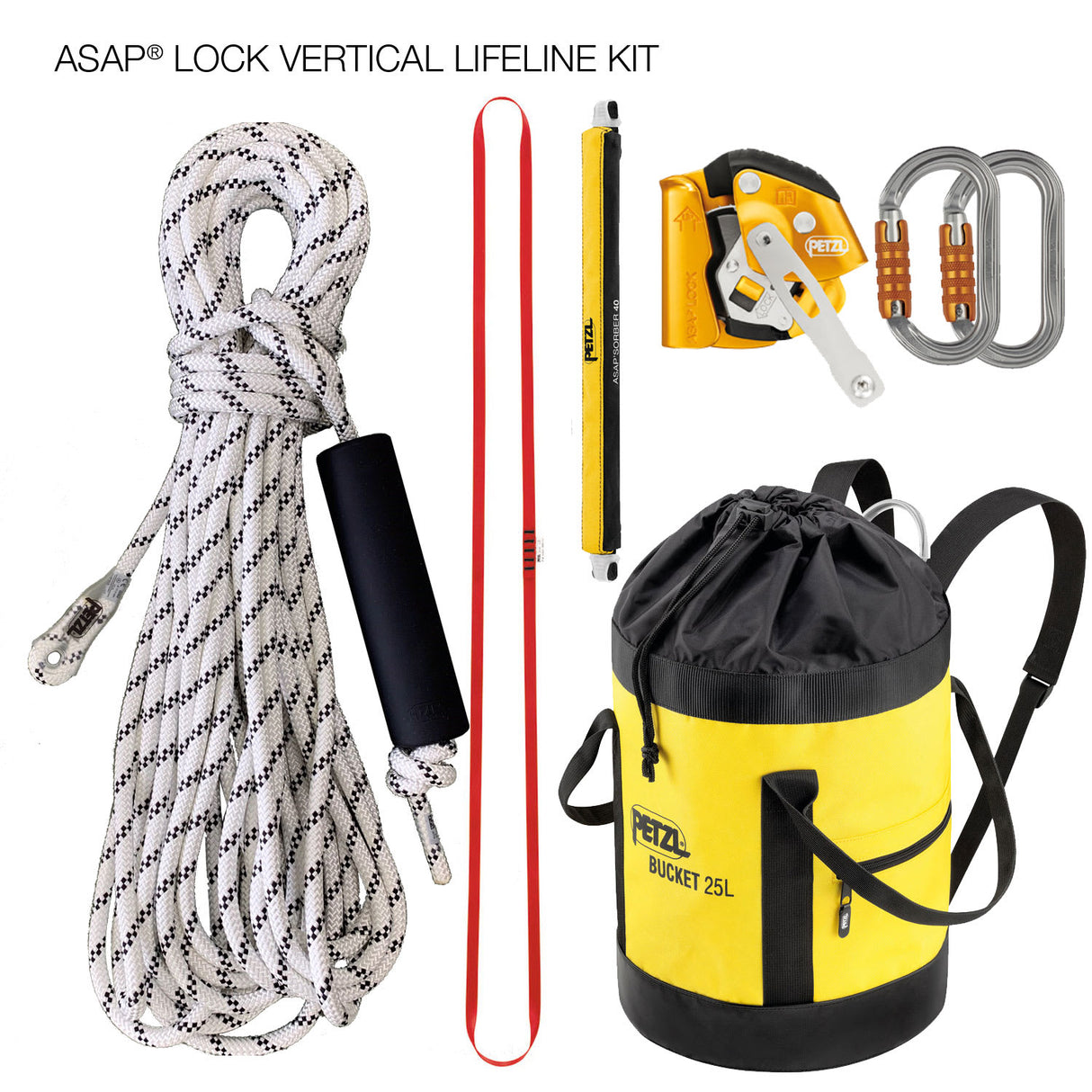 Petzl ASAP Lock Vertical Lifeline 20m
