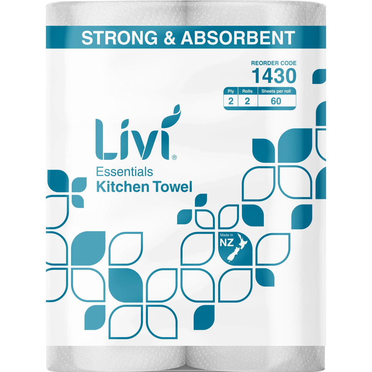 Livi Essentials Kitchen Towel Twin Pack (Pack)