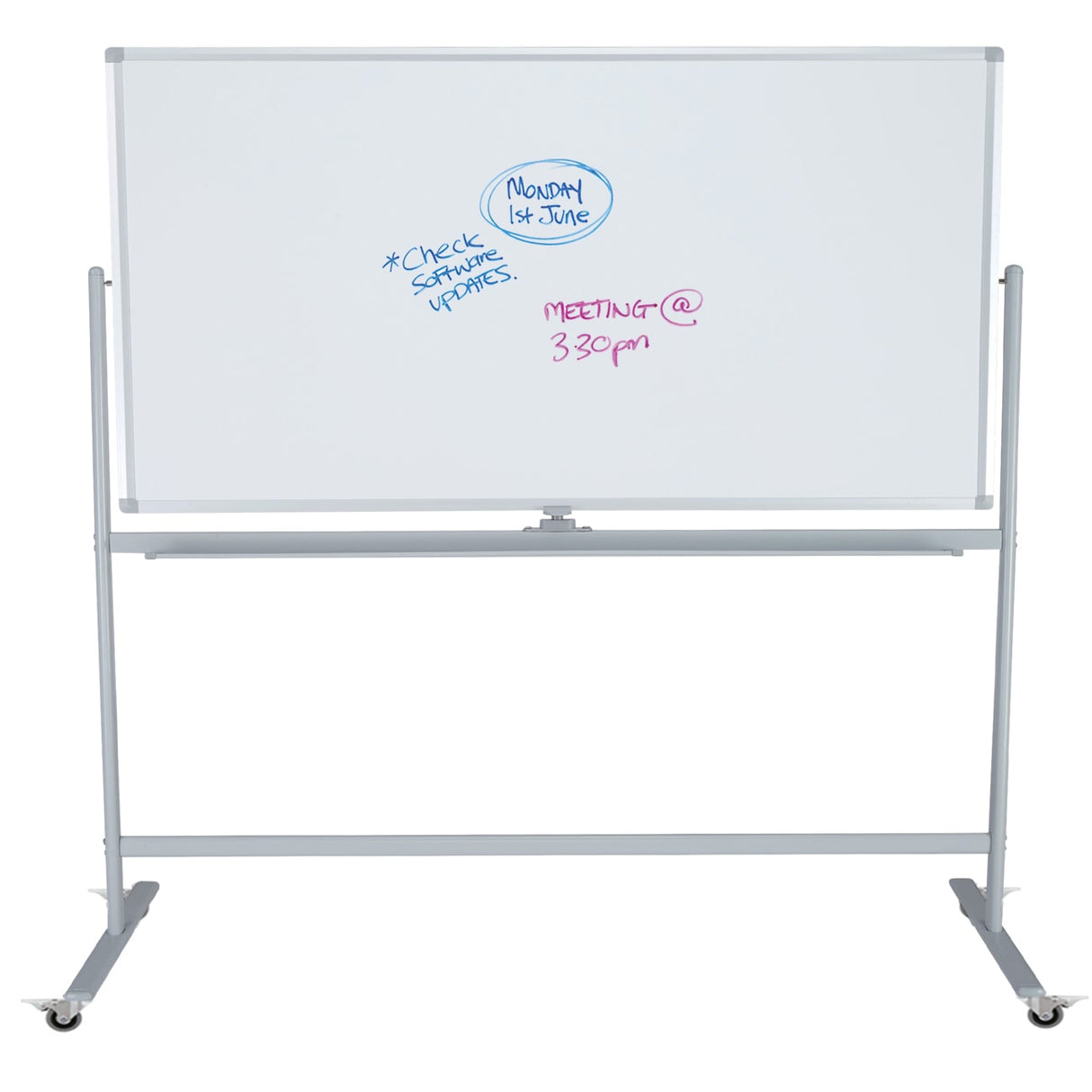 Boyd Mobile Acrylic Whiteboard 1200 x 1800mm (Each)