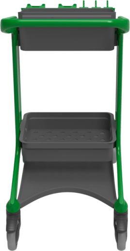 Vikan Hygo Mobile Cleaning Station Green 780mm (Each)