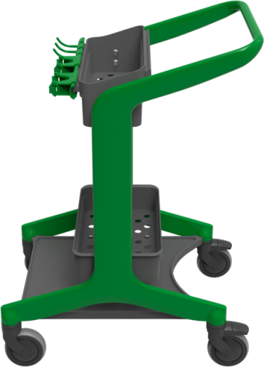 Vikan Hygo Mobile Cleaning Station Green 780mm (Each)