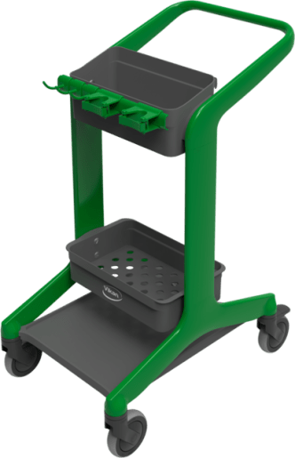 Vikan Hygo Mobile Cleaning Station Green 780mm (Each)