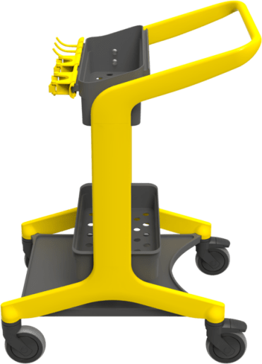 Vikan Hygo Mobile Cleaning Station Yellow 780mm (Each)