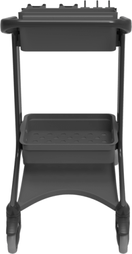 Vikan Hygo Mobile Cleaning Station Black 780mm (Each)