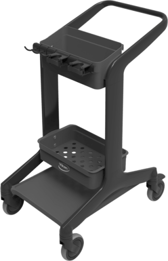 Vikan Hygo Mobile Cleaning Station Black 780mm (Each)