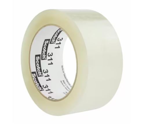 Scotch Packaging Hand Tape 311 Clear 48mm x 100m (Roll)