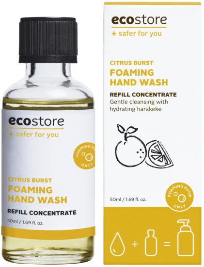 Ecostore Citrus Burst Foam Hand Wash Concentrate-50ml-Each
