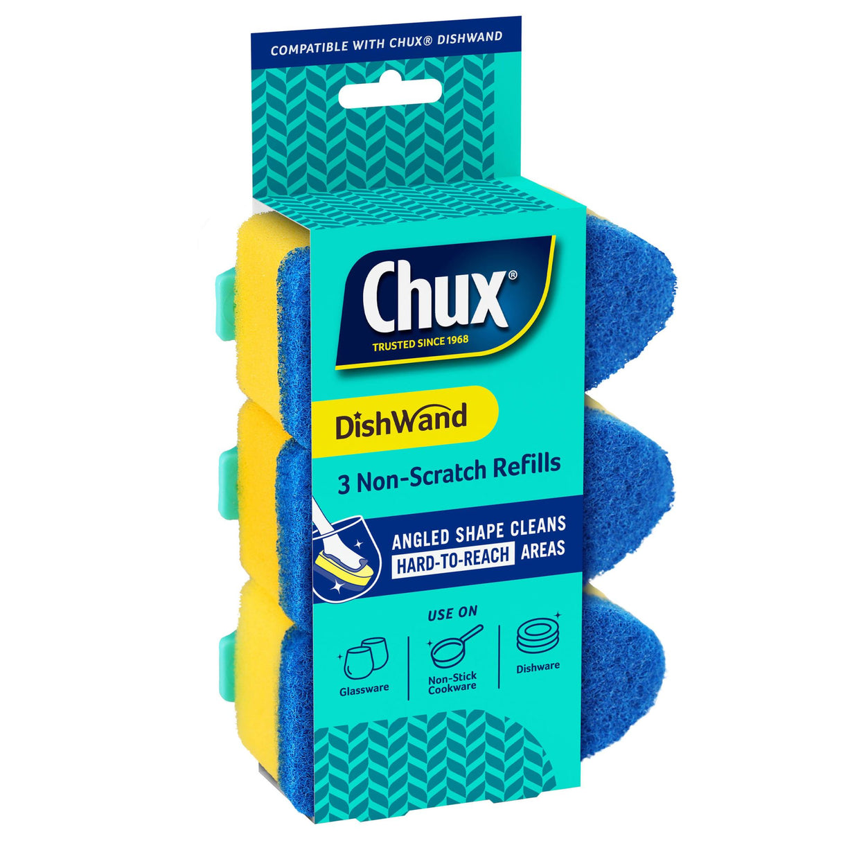 Chux Dishwand Non-Scratch Refills (3 Pack)