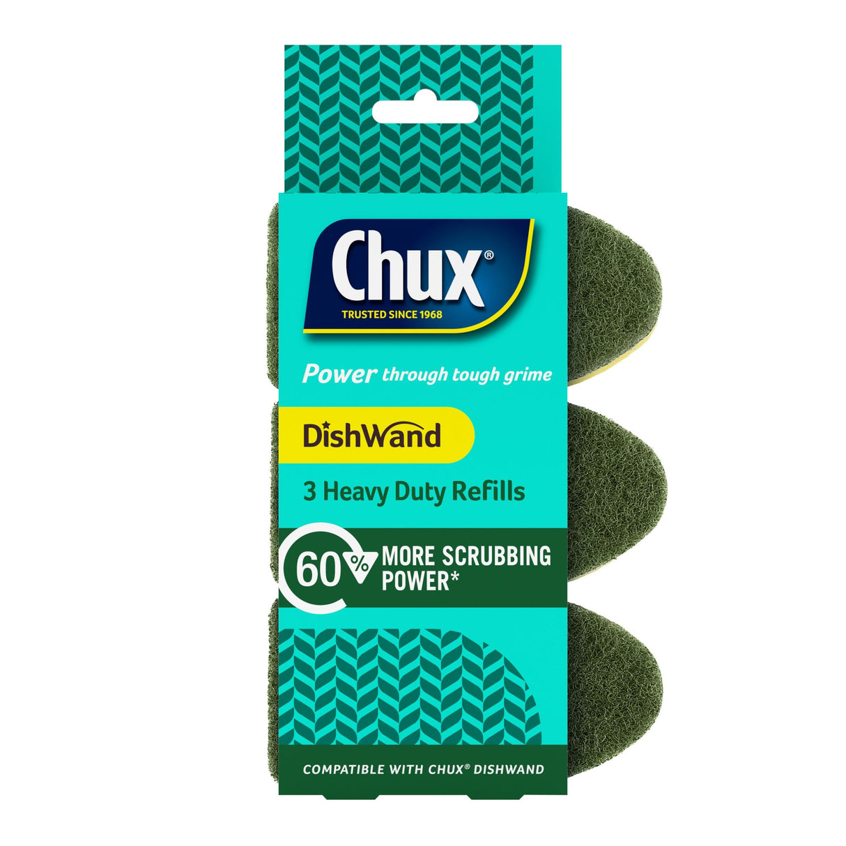 Chux Dishwand Heavy Duty Refills (3 Pack)