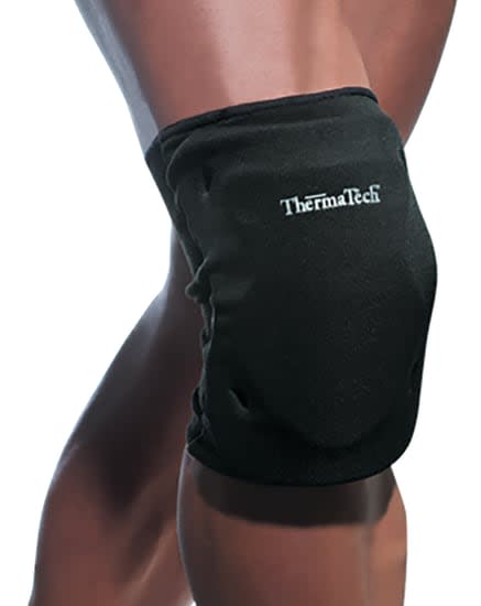 Thermatech Knee Pad-2XL pair in black, featuring ergonomic design, shock absorption, and advanced wicking technology for comfort.