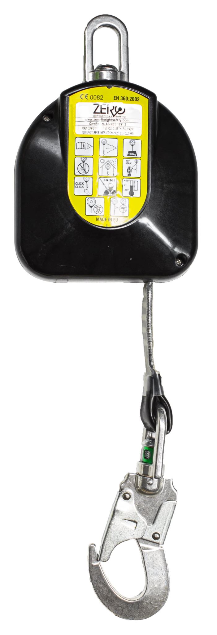 ZERO Kevlar Self Retracting Lifeline- snap hook 6m