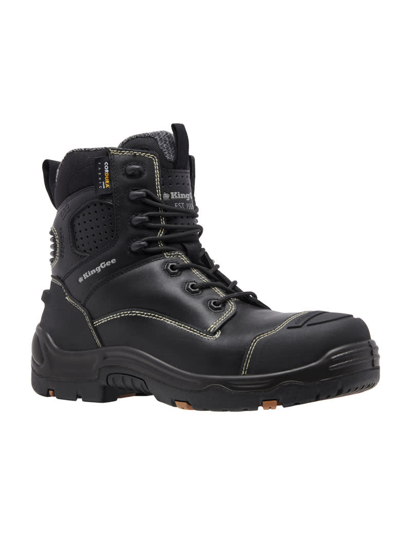 KingGee XTREMEGUARD ONYX 6CZ EH K28000 Safety Boot - Black (Size: 10)