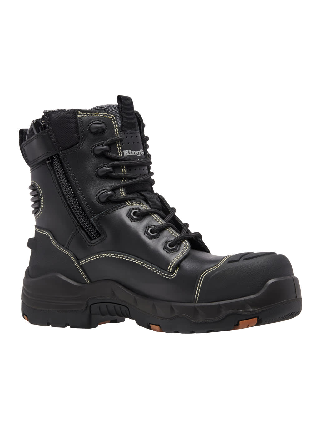 KingGee XTREMEGUARD ONYX 6CZ EH Womens Safety Boot - Black (Size: 04)