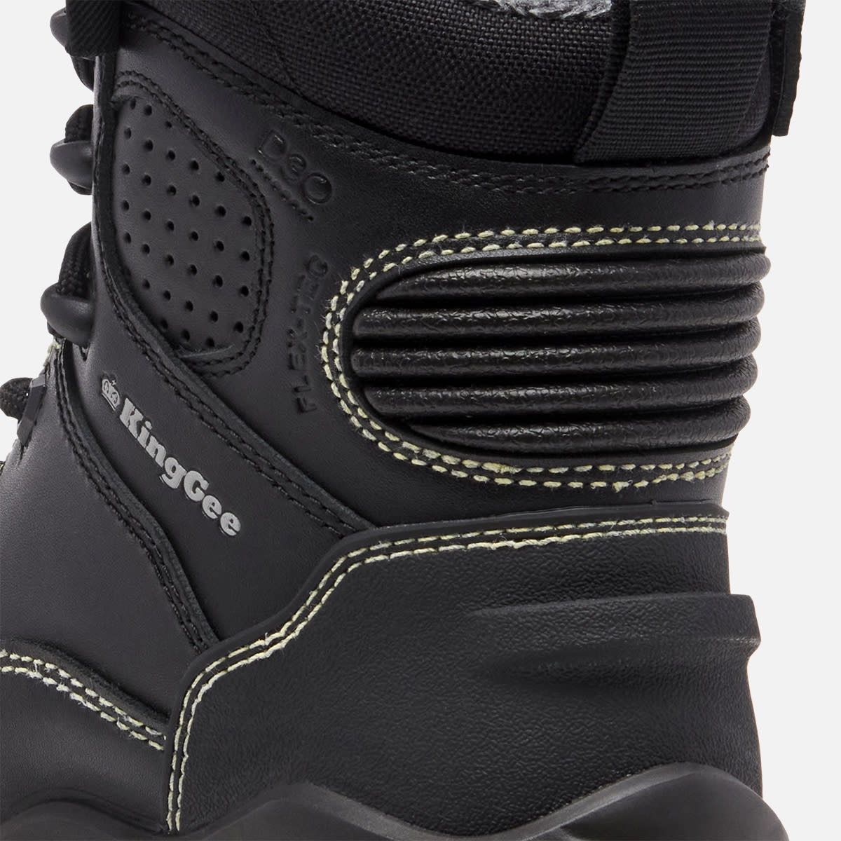 KingGee XTREMEGUARD ONYX 6CZ EH Womens Safety Boot - Black - 11