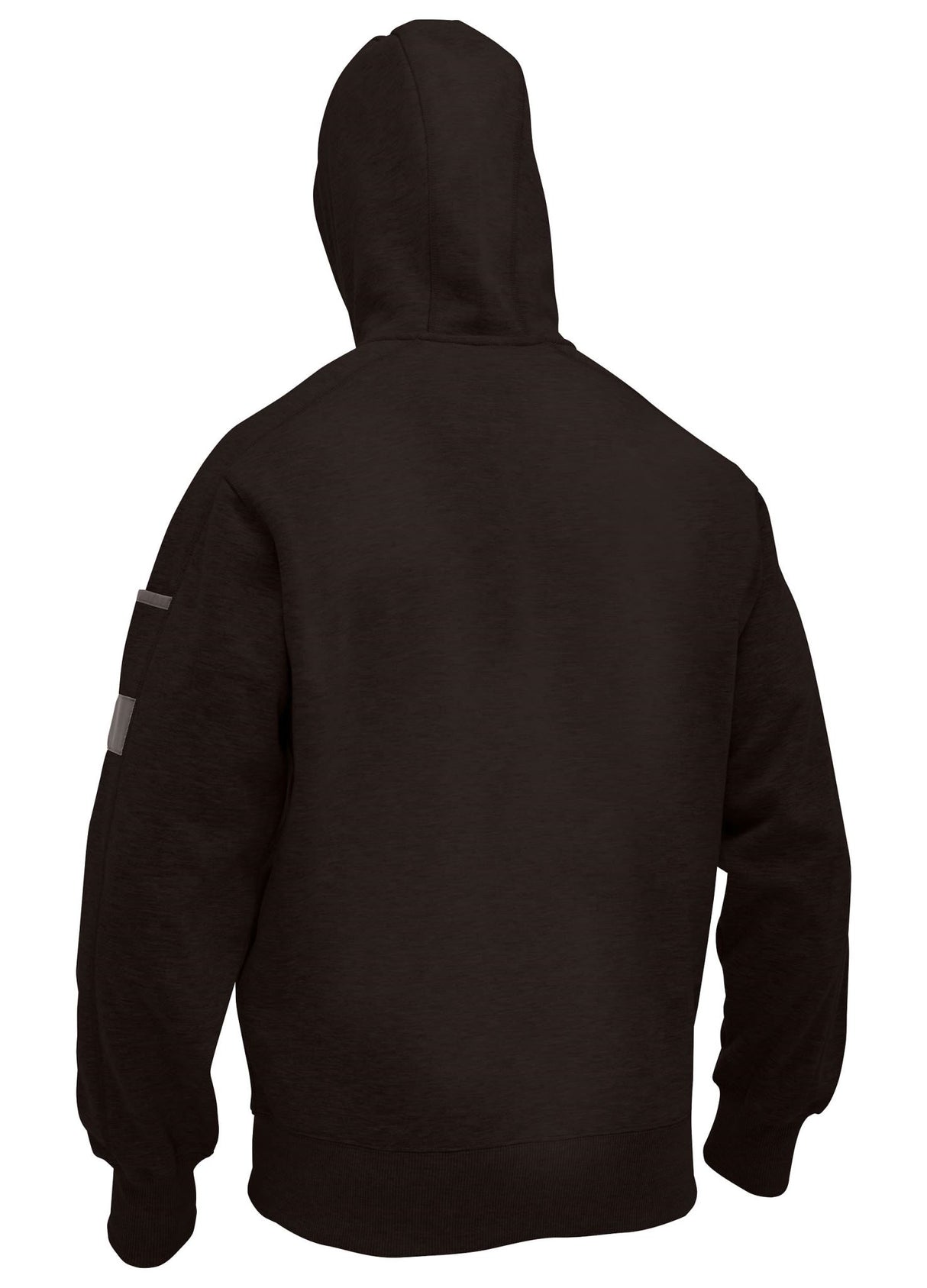 Bisley, Work Fleece Full Zip Hoodie, BK6725 - Black - M