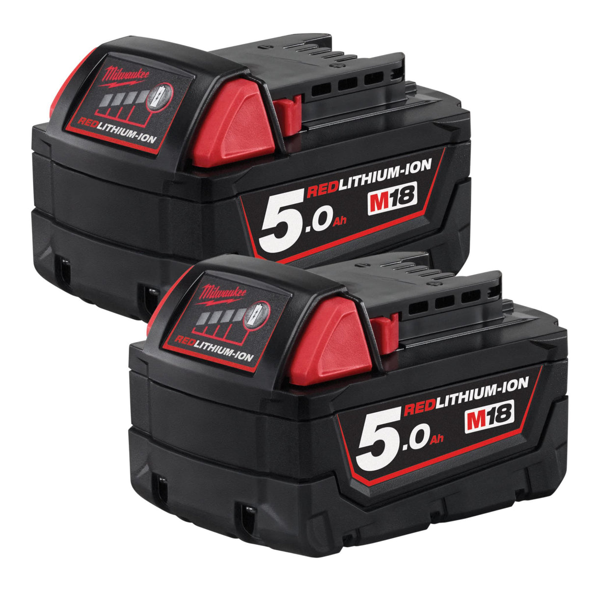 Milwaukee M18 5.0Ah REDLITHIUM Dual Battery Pack (Pack)