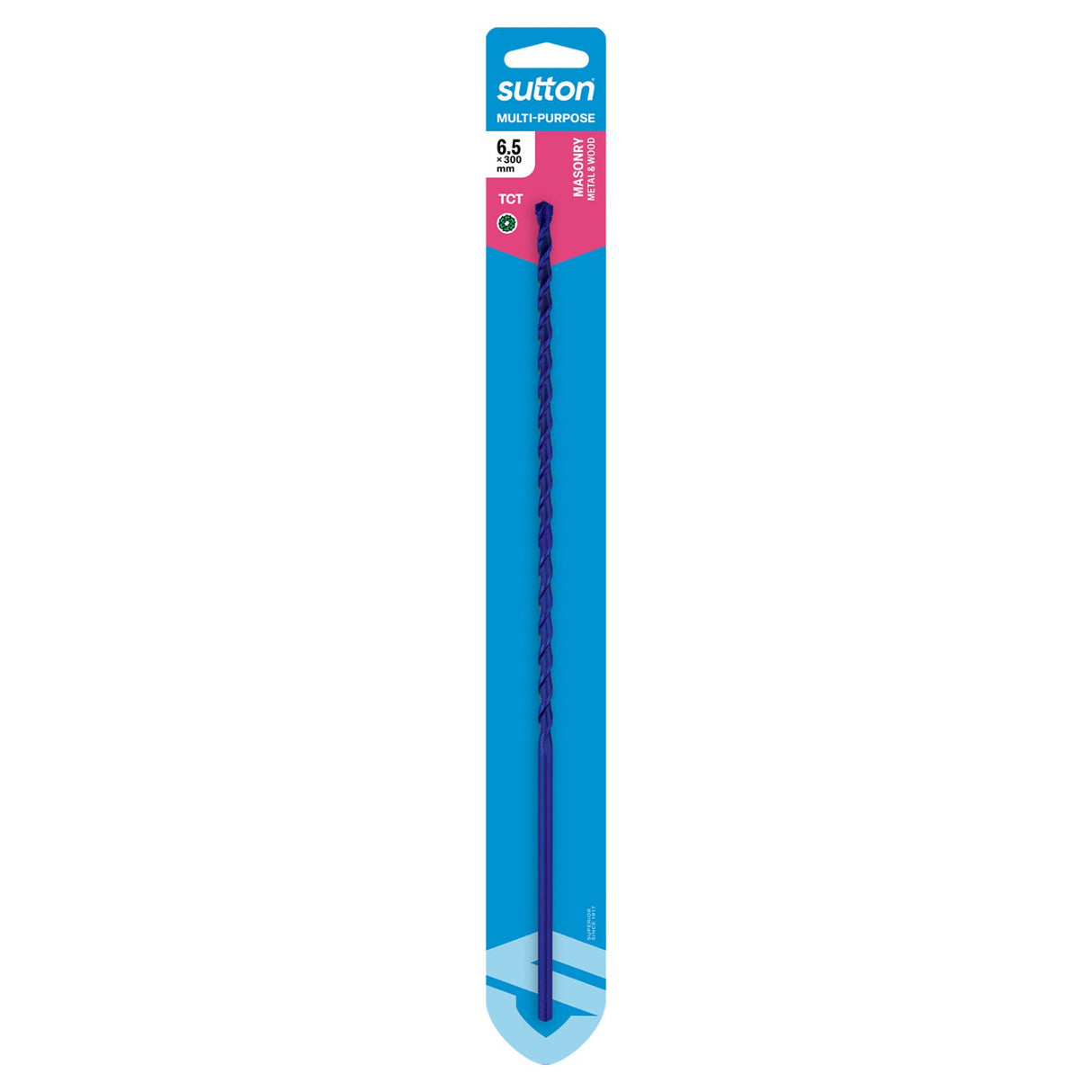 Sutton Drill Bit Multi Purpose TCT 6.5mm x 300mm (Each)
