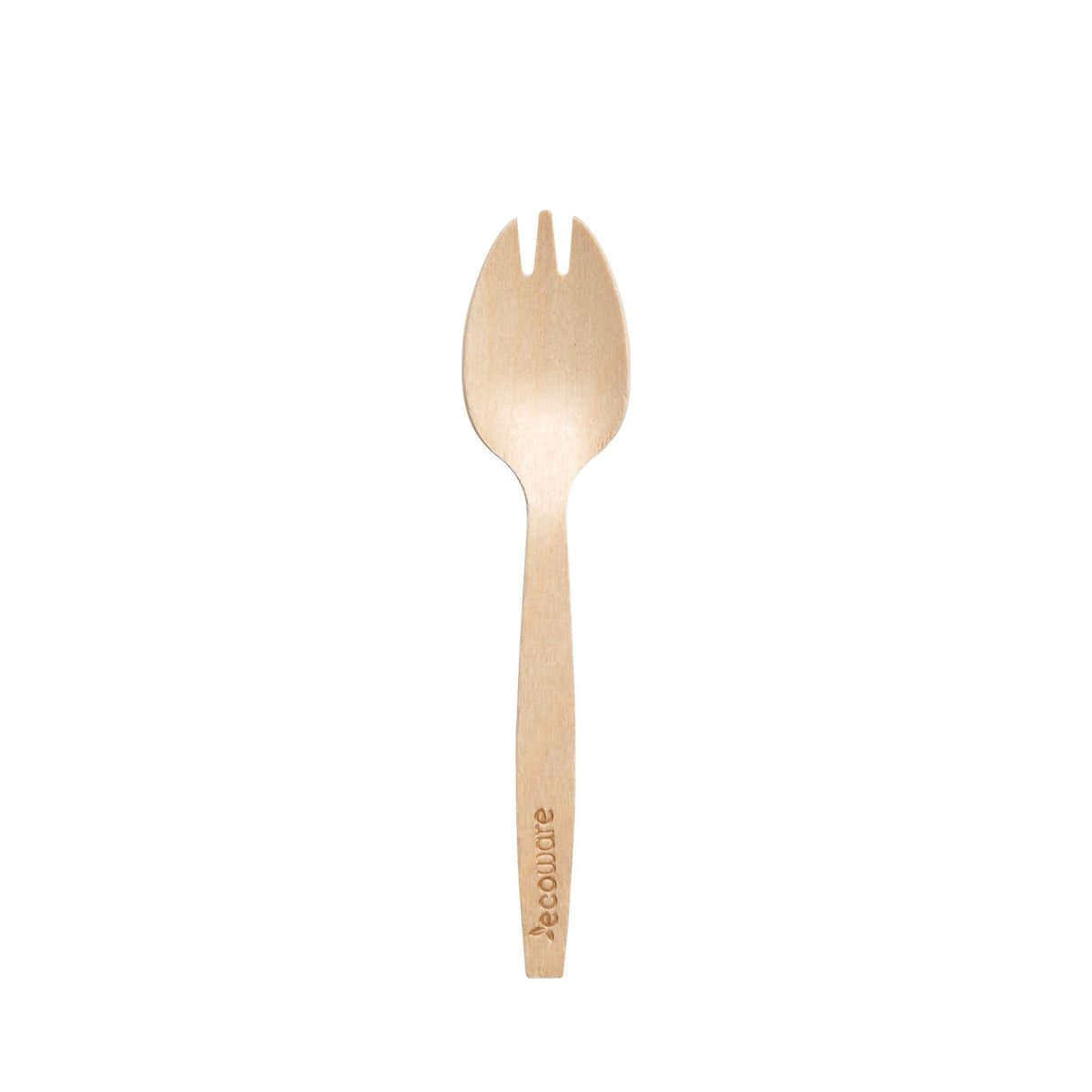 Ecoware Wooden Spork 15cm 100 (Pack)