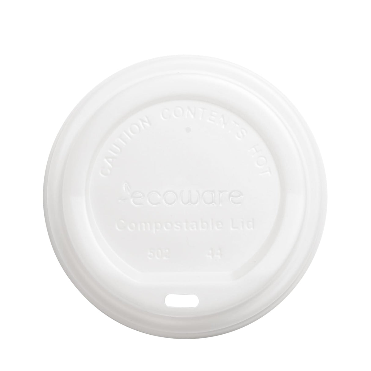 Ecoware Bioplastic Cup Lid 90mm 50 (Pack)