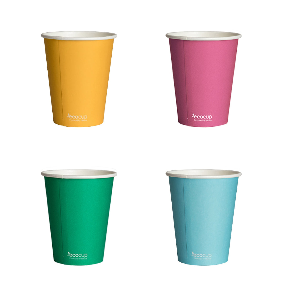 Ecoware Colour Series Single Wall Cup 225ML 50 (Pack)