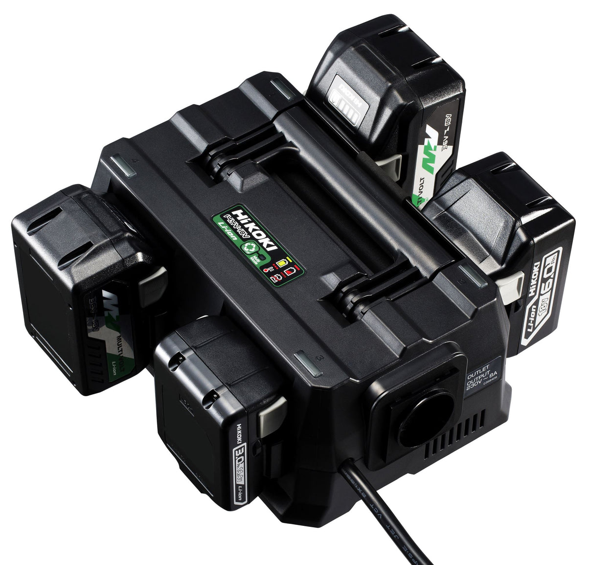 HiKOKI 18V & 36V 4-port Rapid Charger (Skin Only)