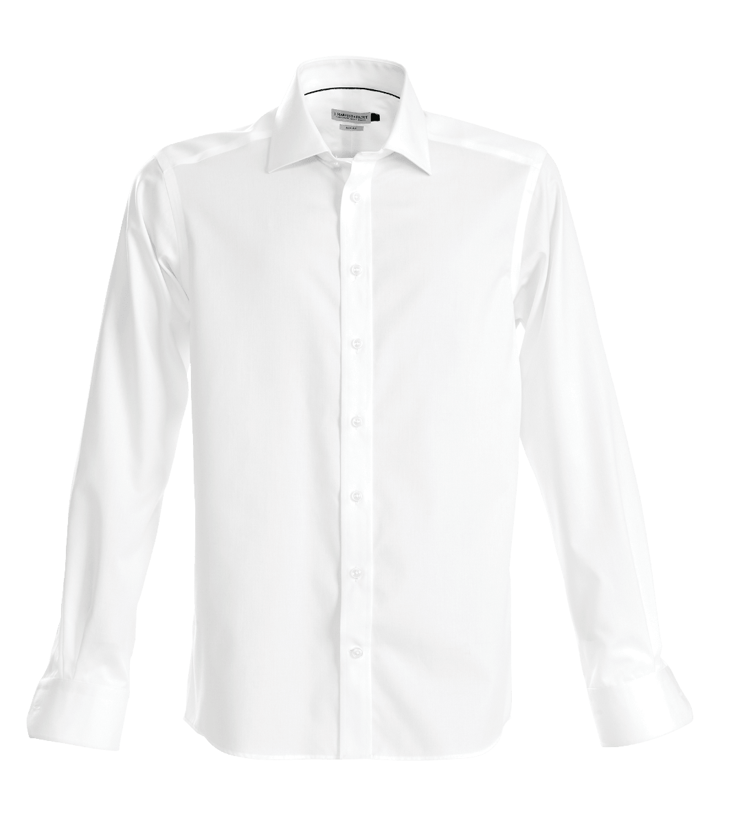 James Harvest, Green Bow Shirt, GB01 - White (Size: XL)