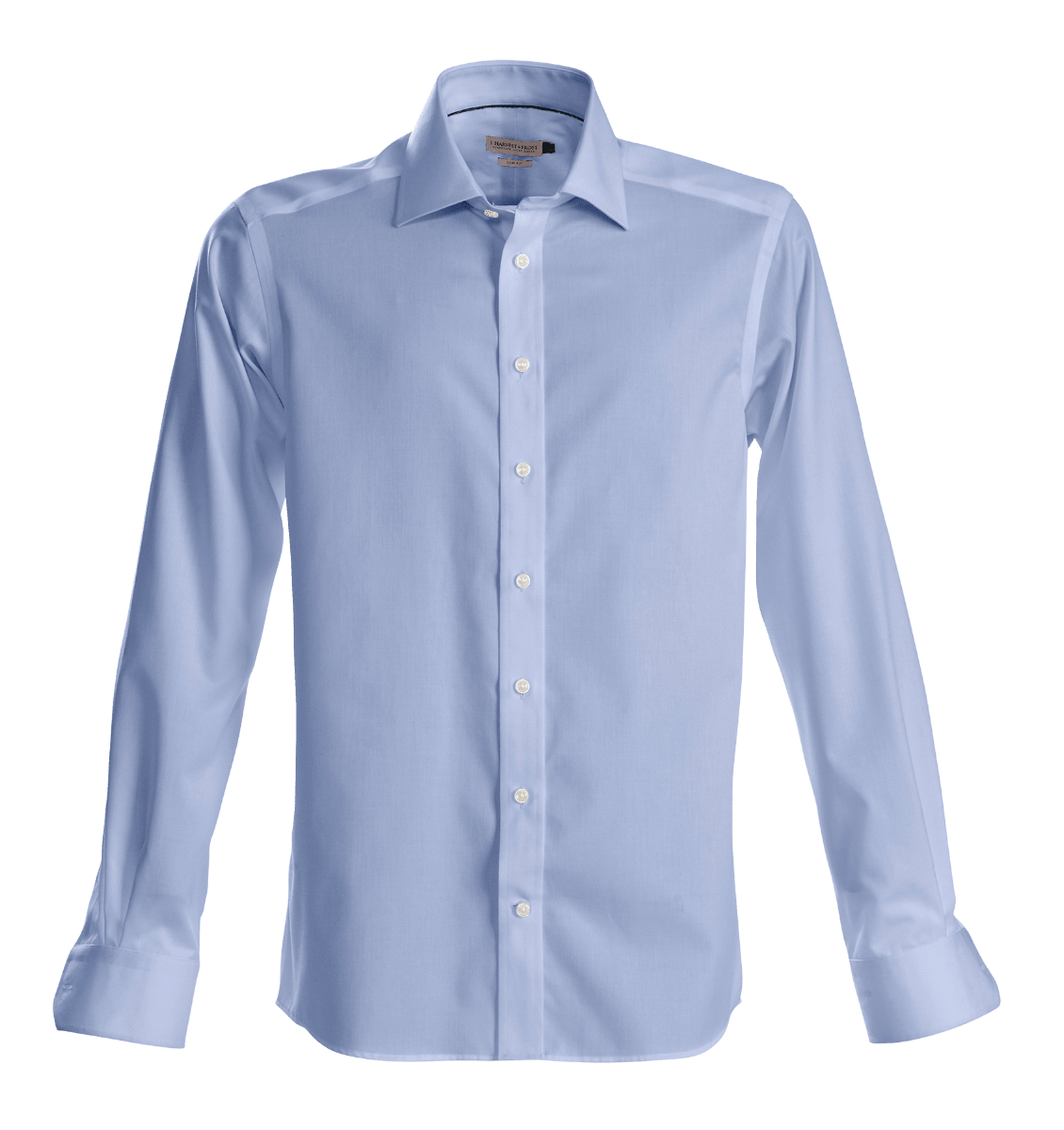 James Harvest, Green Bow Shirt, GB01 - Sky Blue (Size: L)