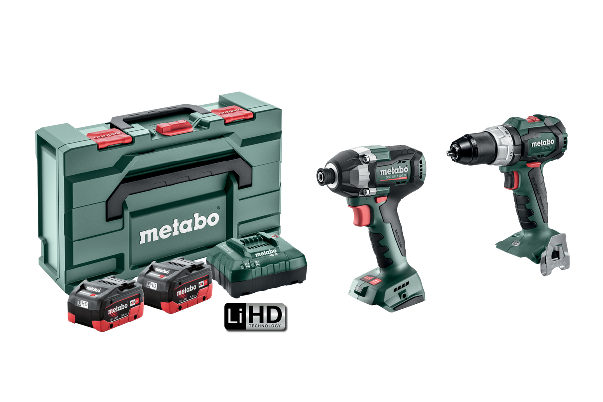 Metabo 18V Hammer Drill/Impact Driver (Kit)
