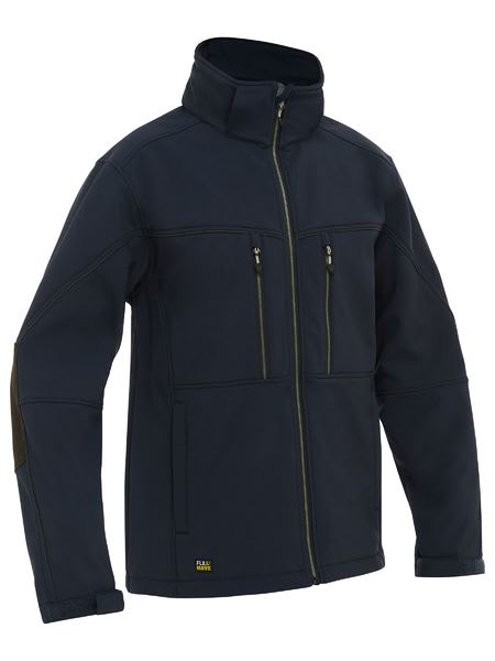 Bisley, FLX & MOVE Soft Shell Jacket, BJ6570 - Navy (Size: 5XL)