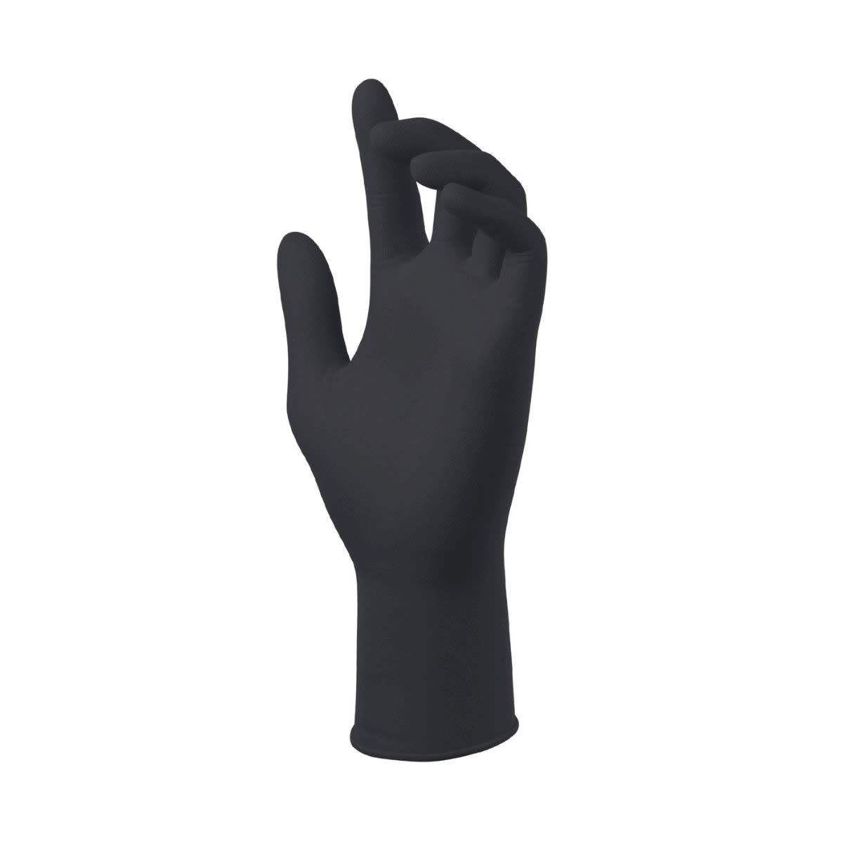 Megaman Nitrile Gloves Powder Free Black M-2XL (Pack of 50) - Standard - 2XL