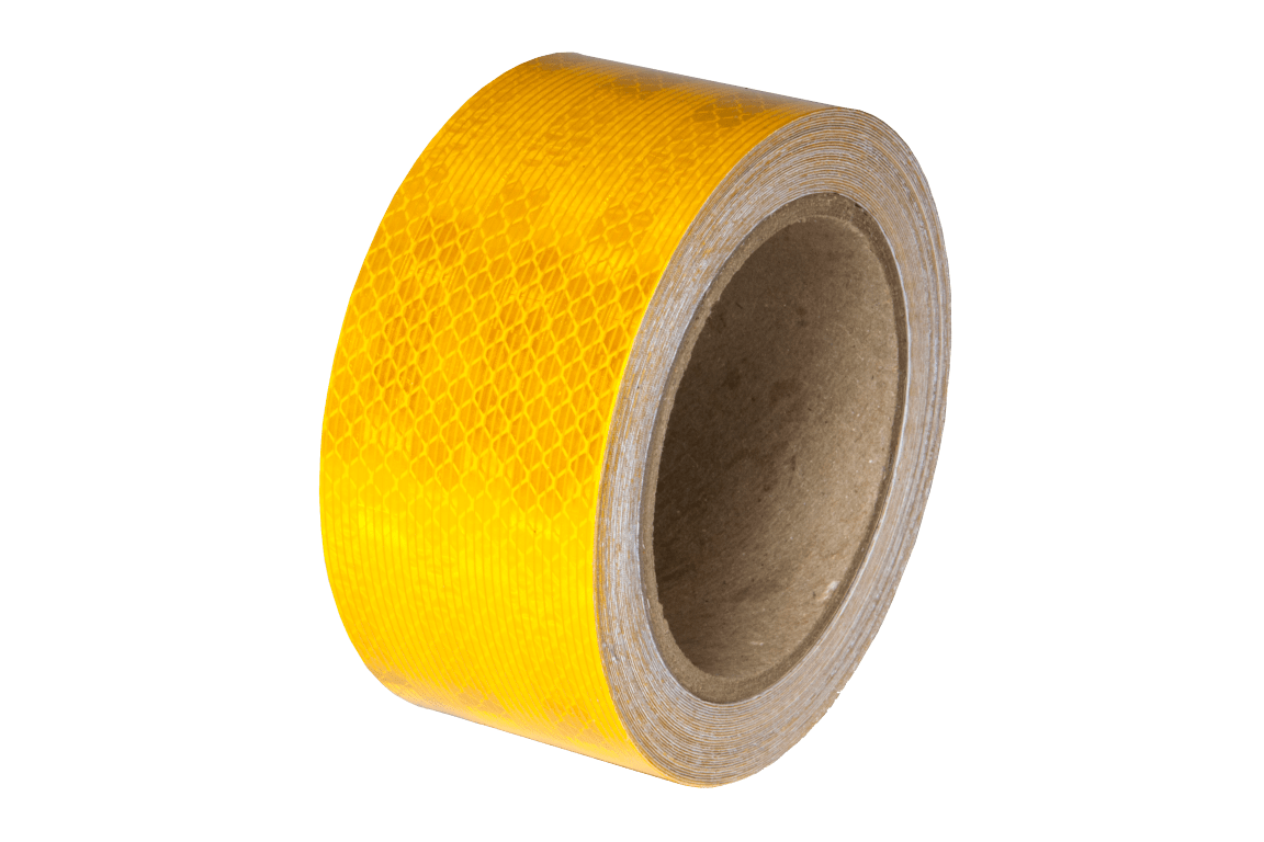 Super Brite Reflective Tape 50mm x 9m - Yellow