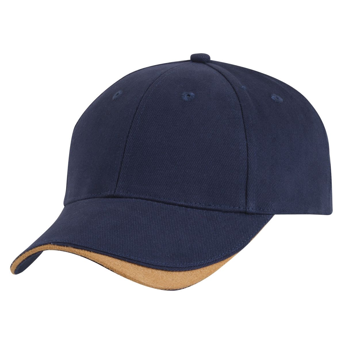 Legend Life, Signature Sueded Peak Cap, 4049 - Navy/Tan