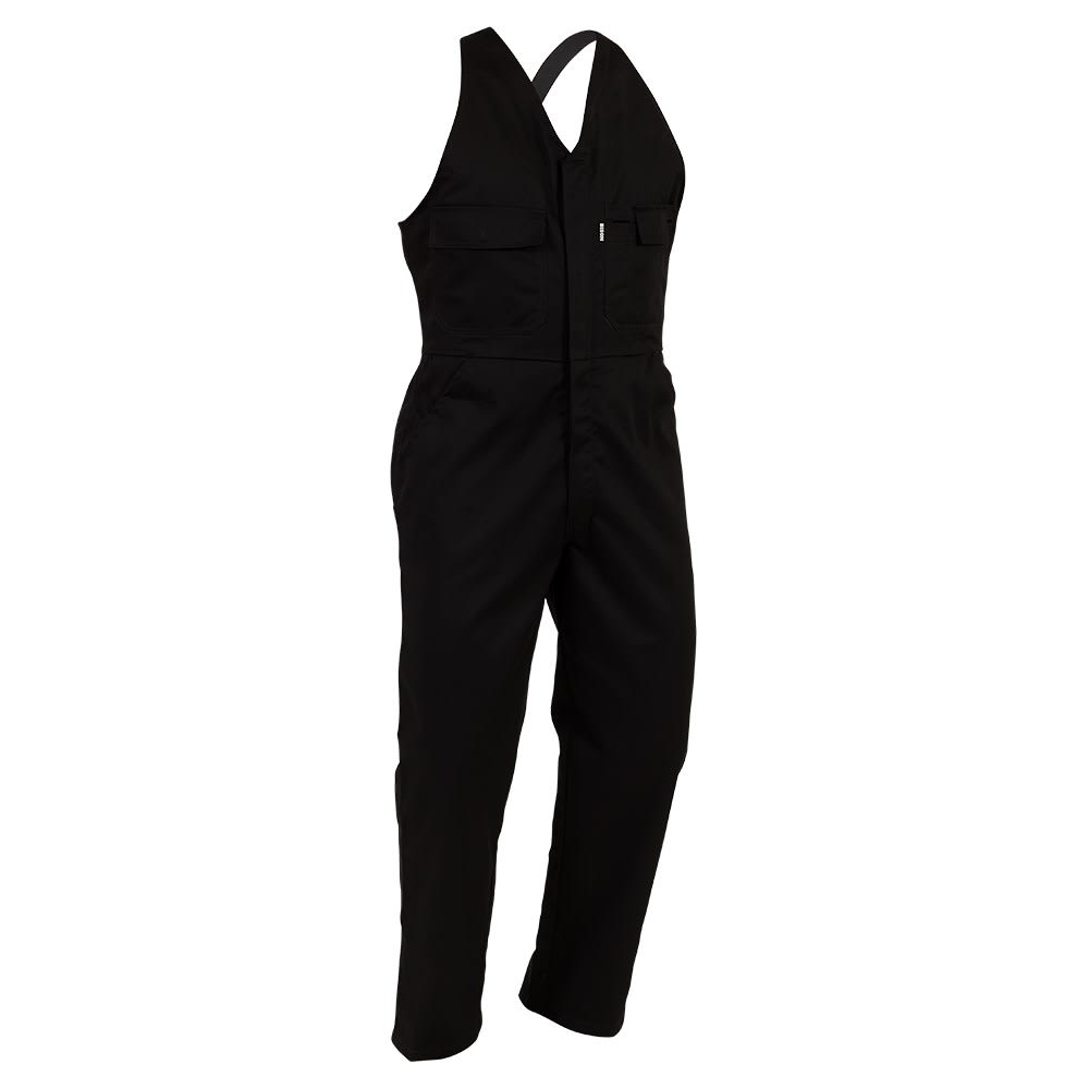 Bison, Easy Action Polycotton Zip Overall, 41001 - Black - 102