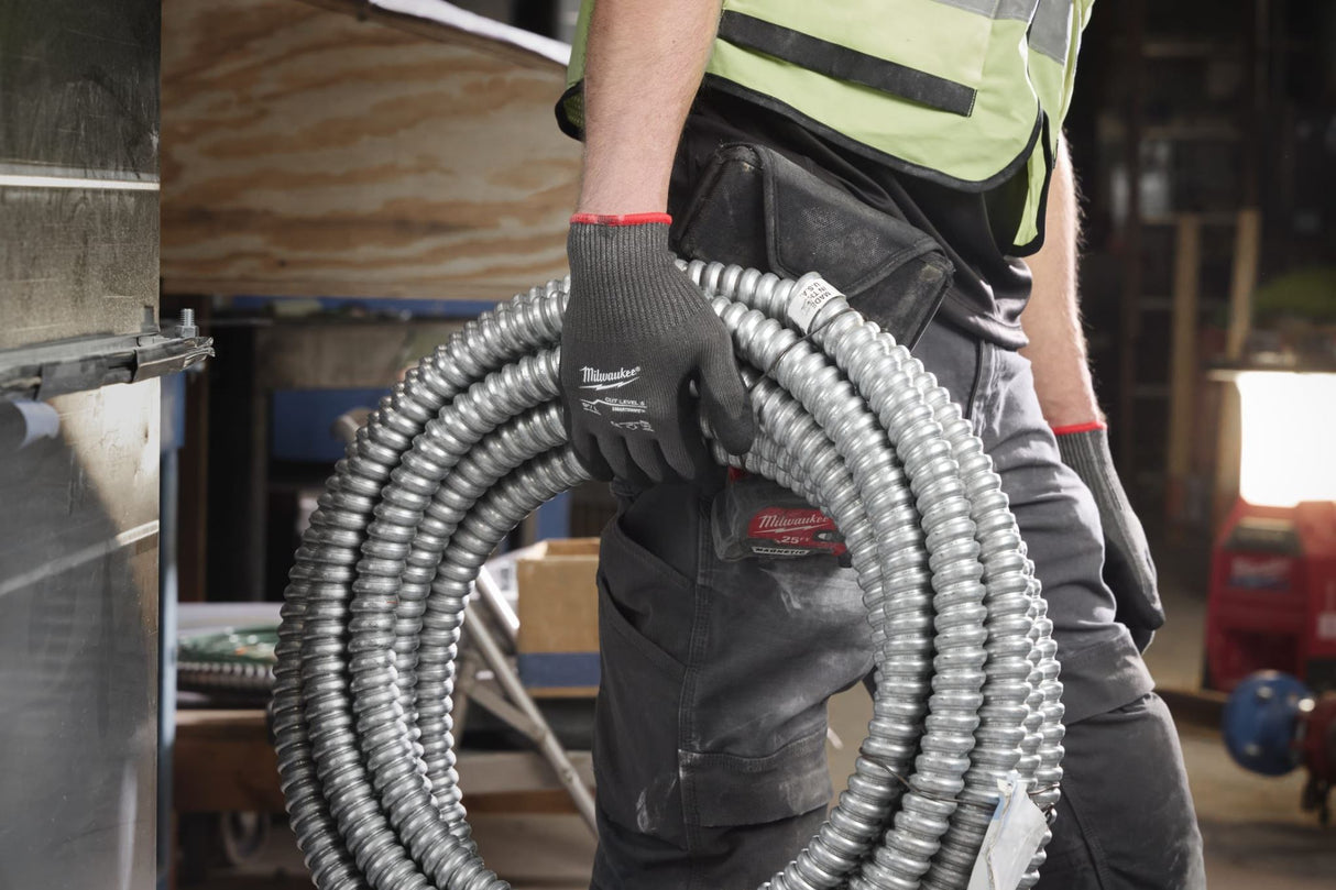 Milwaukee Cut Level 5E Nitrile Dipped Gloves (Pair) - Standard (Size: L)