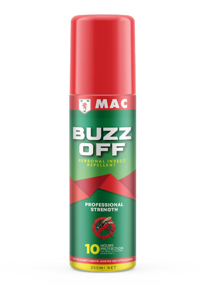 MAC BuzzOff Professional Strength Insect Repellent 250ml