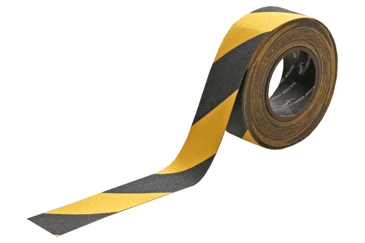 Safety Tread General Purpose Grit Tape -Blk/Yellow 50mm x 18m