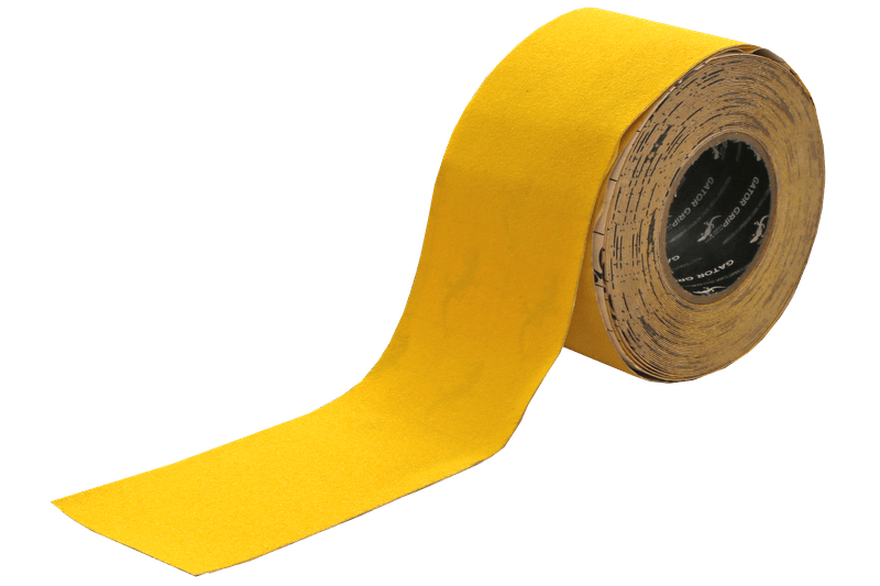 Safety Tread General Purpose Grit Tape - Yellow 100mm x 18m