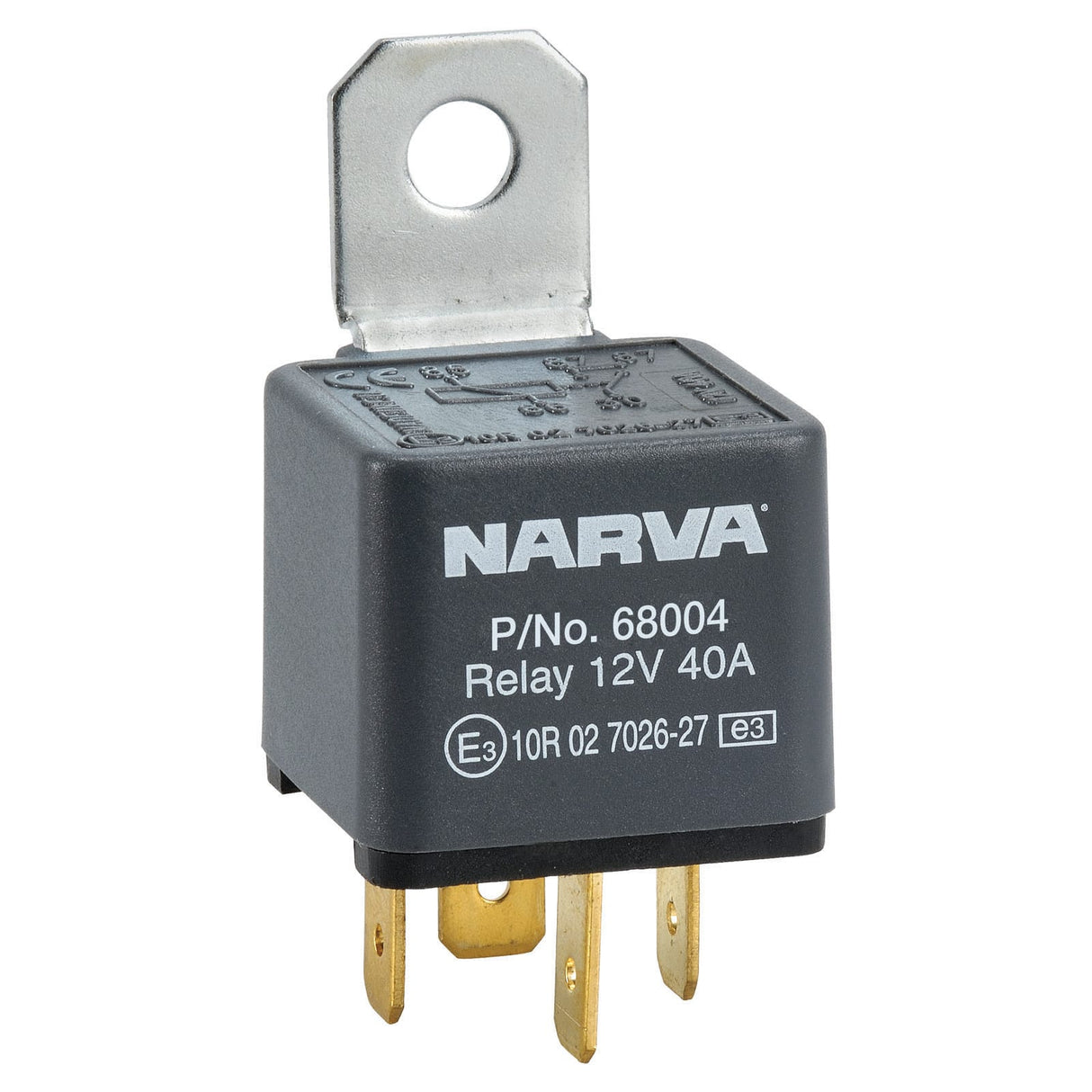 Narva Relay 12V 4 Pin 40A Resistor (Each)