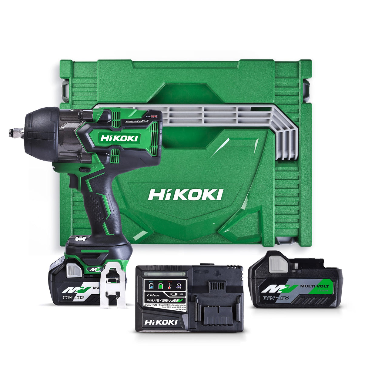 HiKOKI 36V 1/2" Impact Wrench WR36DB(GRZ) (Kit)